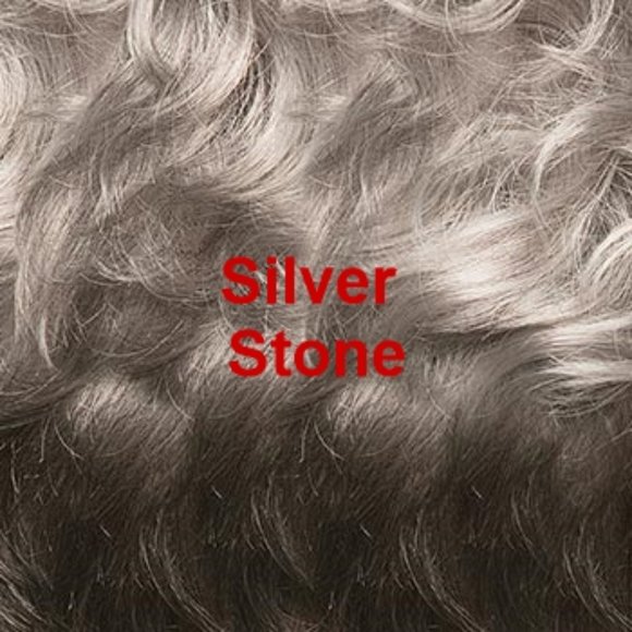 Rae Wig By Rene of Paris, Silver Stone - Picture 8 of 8